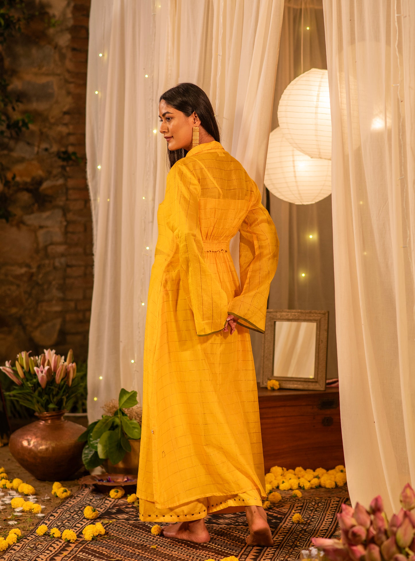 Heba Dress : Haldi Maheshwari
