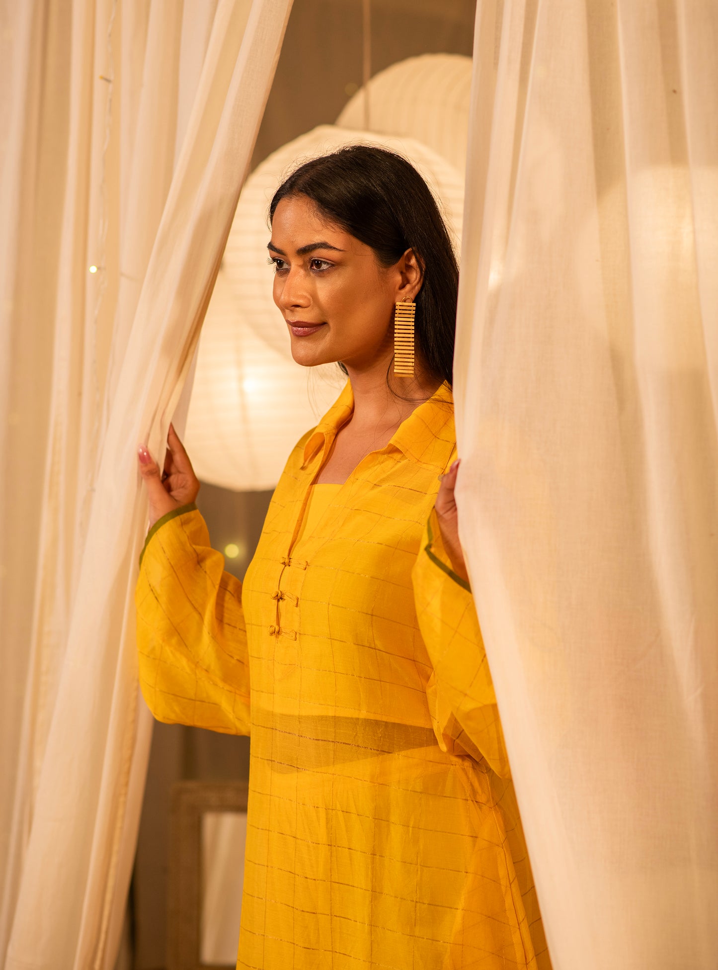 Heba Dress : Haldi Maheshwari