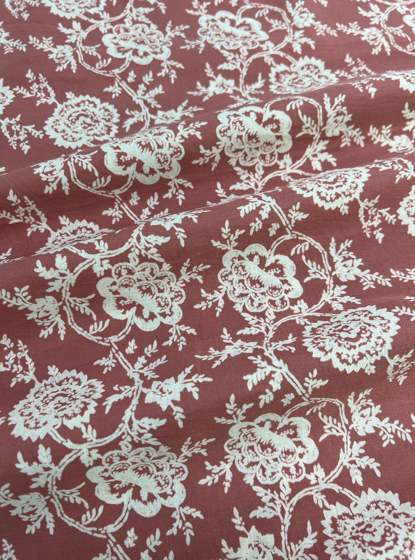 Cotton Satin Fabric  : Mali Peach