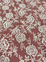 Cotton Satin Fabric  : Mali Peach