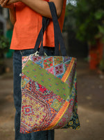Palak Tote Bag : Mezze Black Duck Canvas