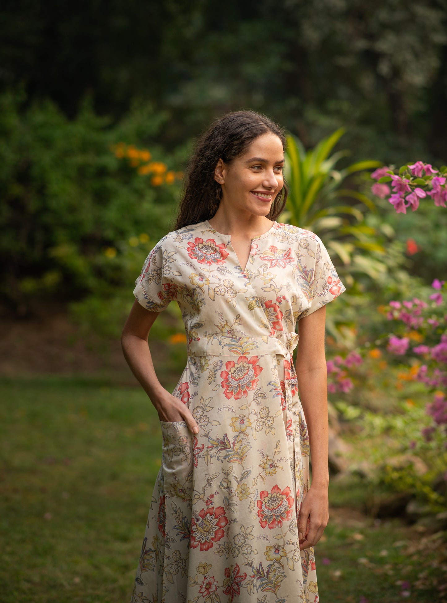 Pocket Wrap : Rio Ivory Voile