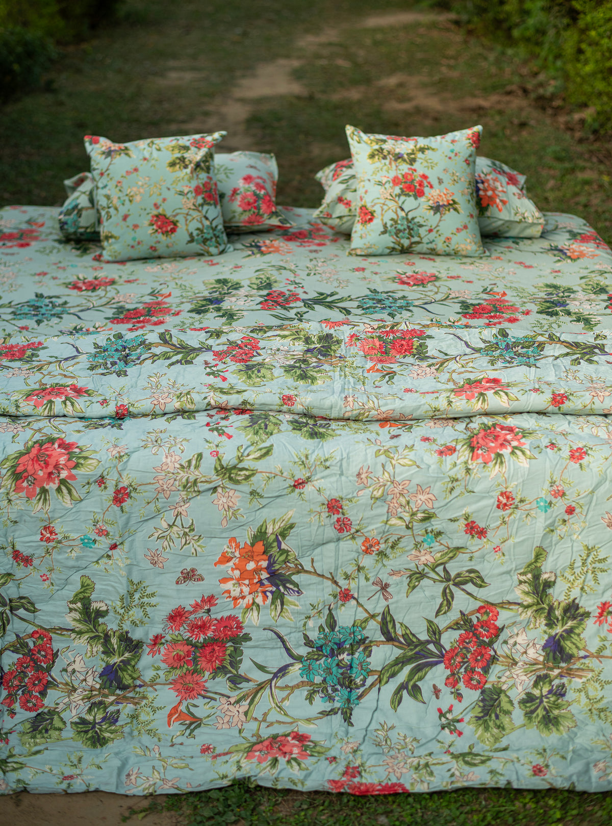 Printed Quilt Rev : Corsica Sky Voile