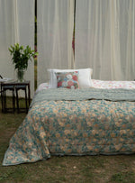 Printed Quilt Rev : Florentine Sage Voile