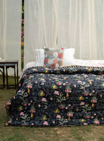 Printed Quilt Rev : Ubud Black Voile