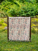Printed Rug Reversible : Garden Taupe Handloom