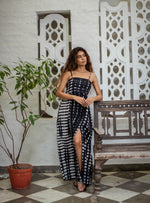 Prom Dress : Tie Dye Black Voile
