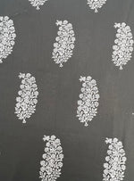 Cotton Cambric Fabric  : Rosa buti black