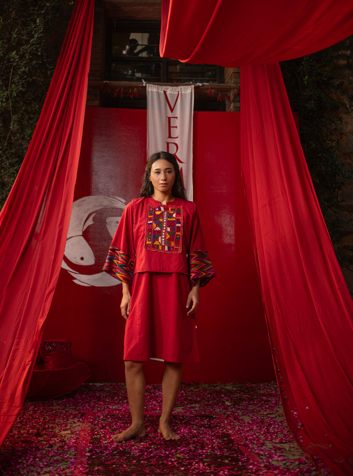 Rann Jacket : Crimson Slub