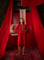 Rann Jacket : Crimson Slub