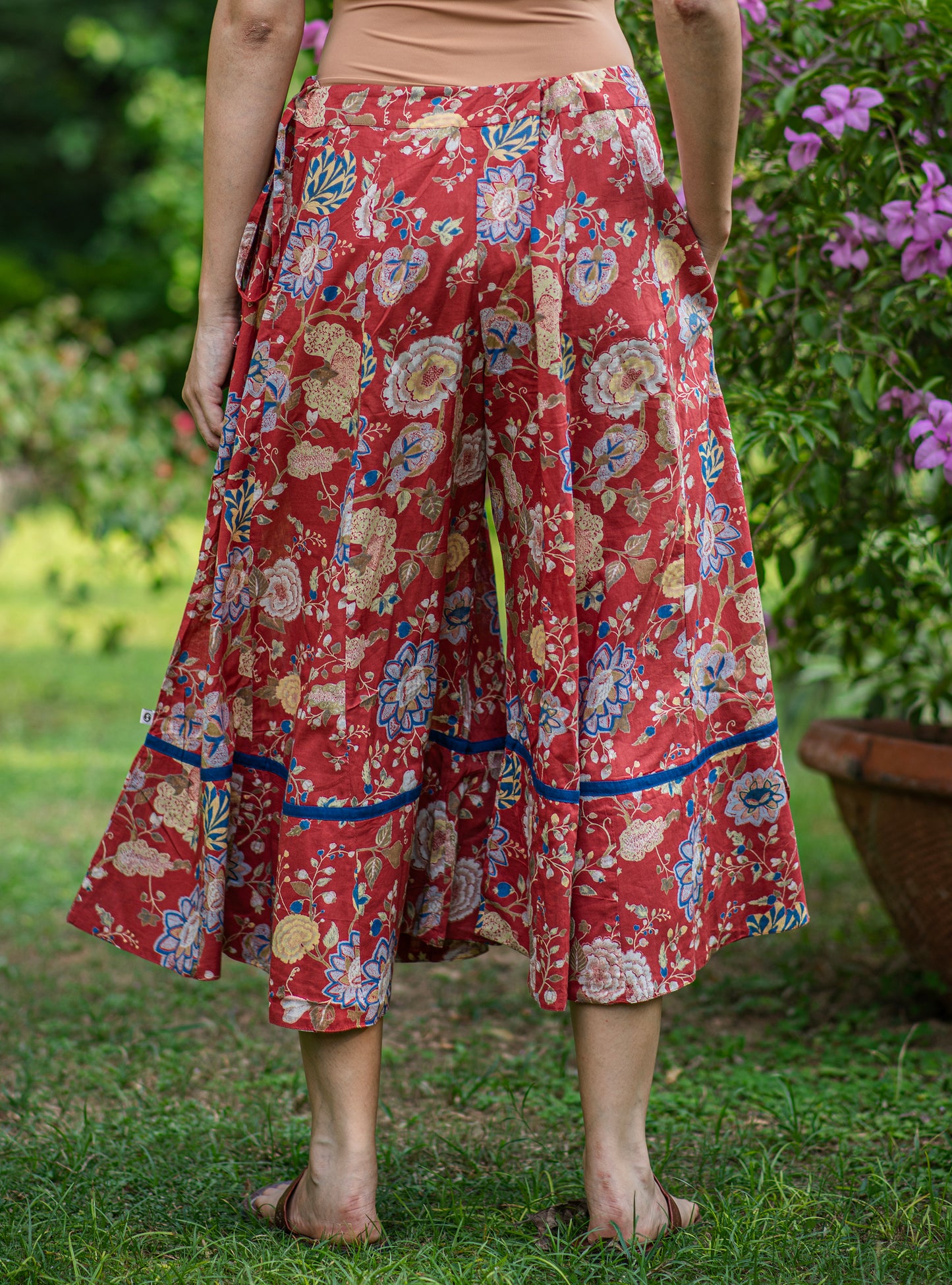 Sharara Pant : Malabar Rust