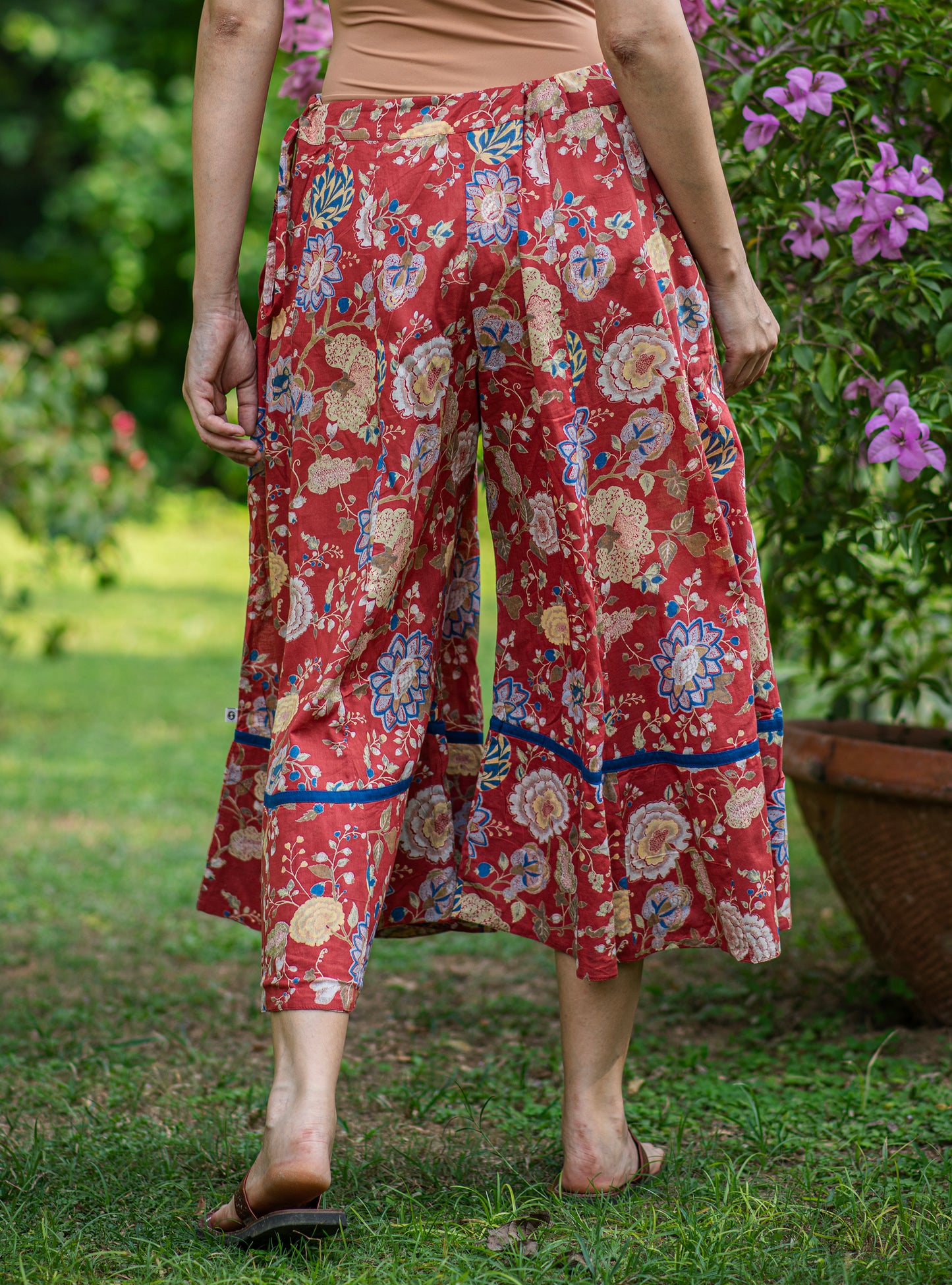 Sharara Pant : Malabar Rust