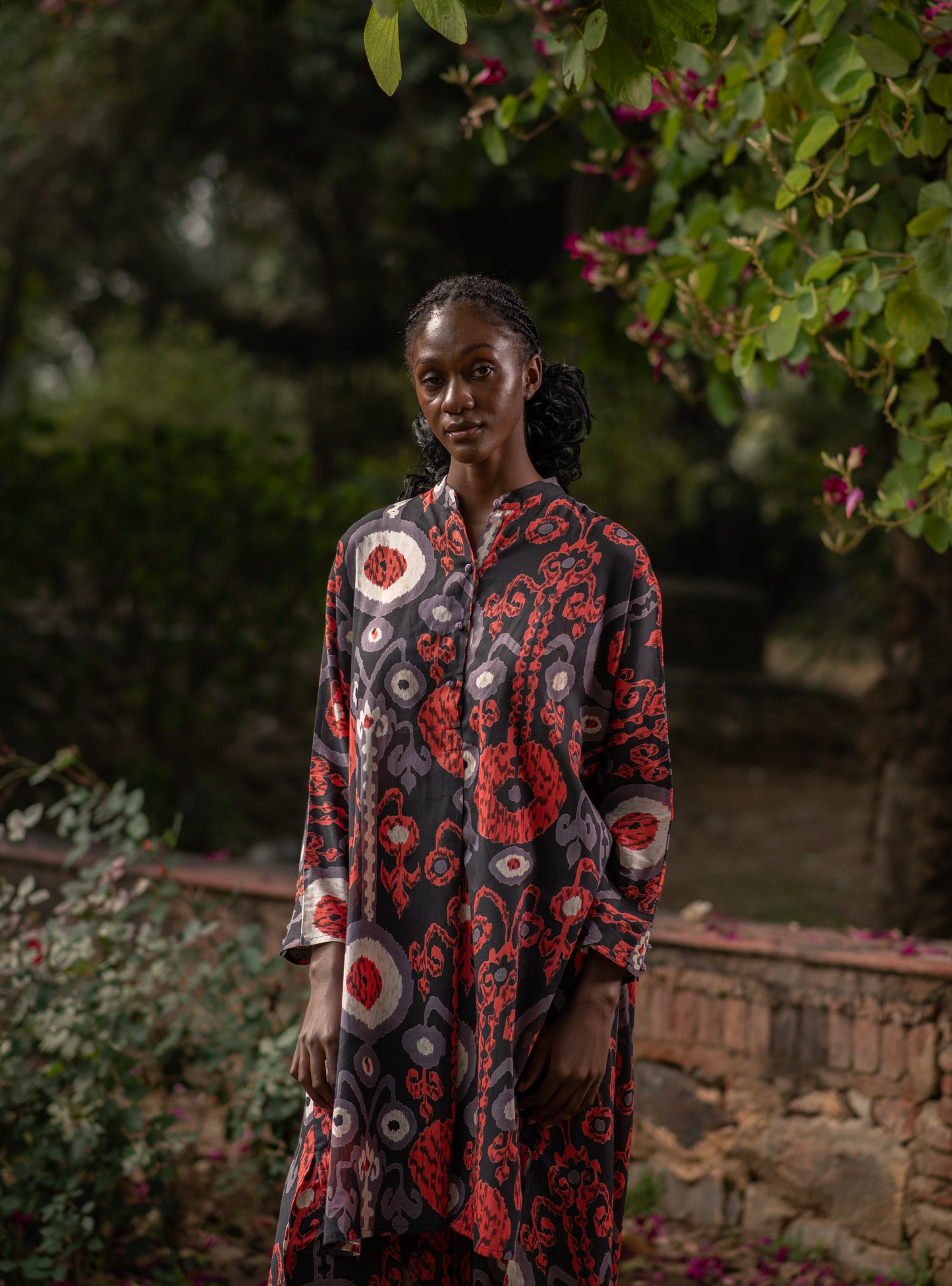 Shirt Dress : Istanbul Black Voile