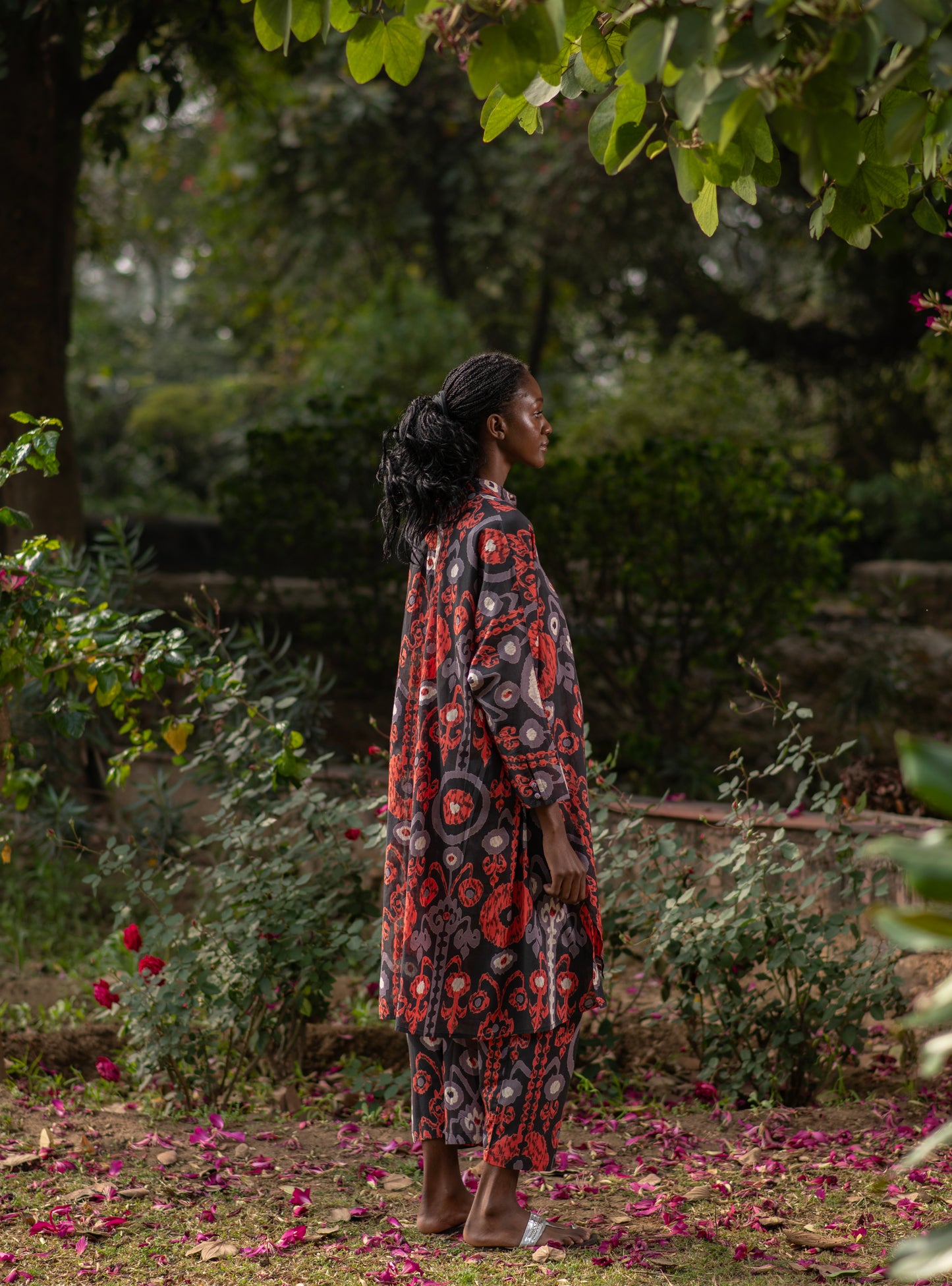 Shirt Dress : Istanbul Black Voile