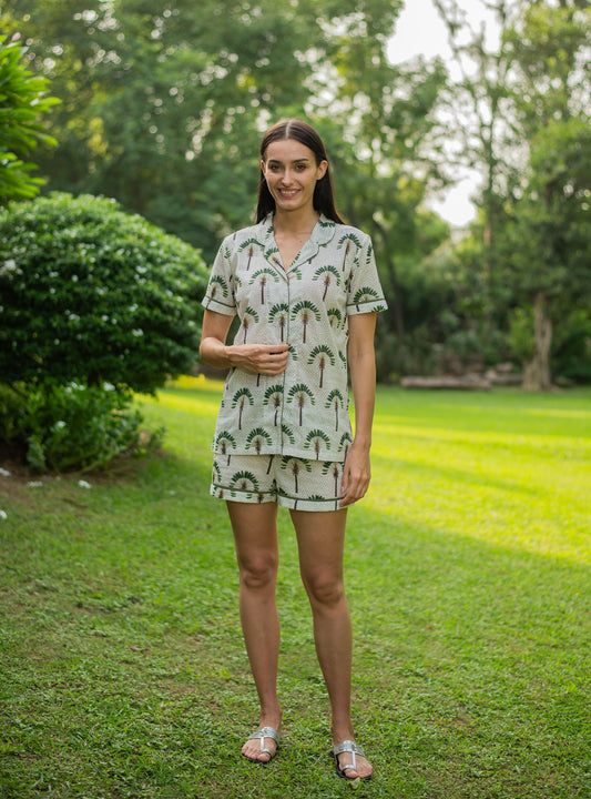 Shorts Set : Banana Country Voile