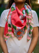 Wool Scarf : Madrid Red