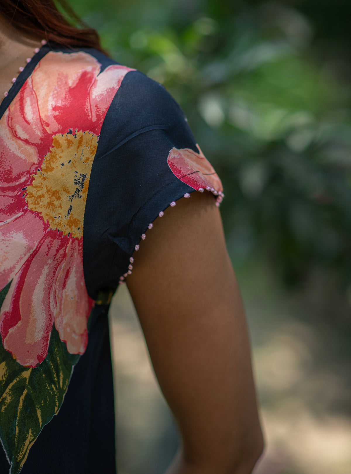 Summer Dress : Madrid Black Voile