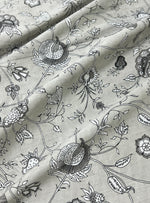 Cotton Voile  Fabric  : Swati Grey