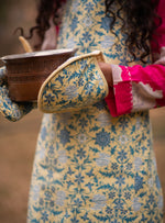 Printed Hot Pad : Tara Butter Canvas