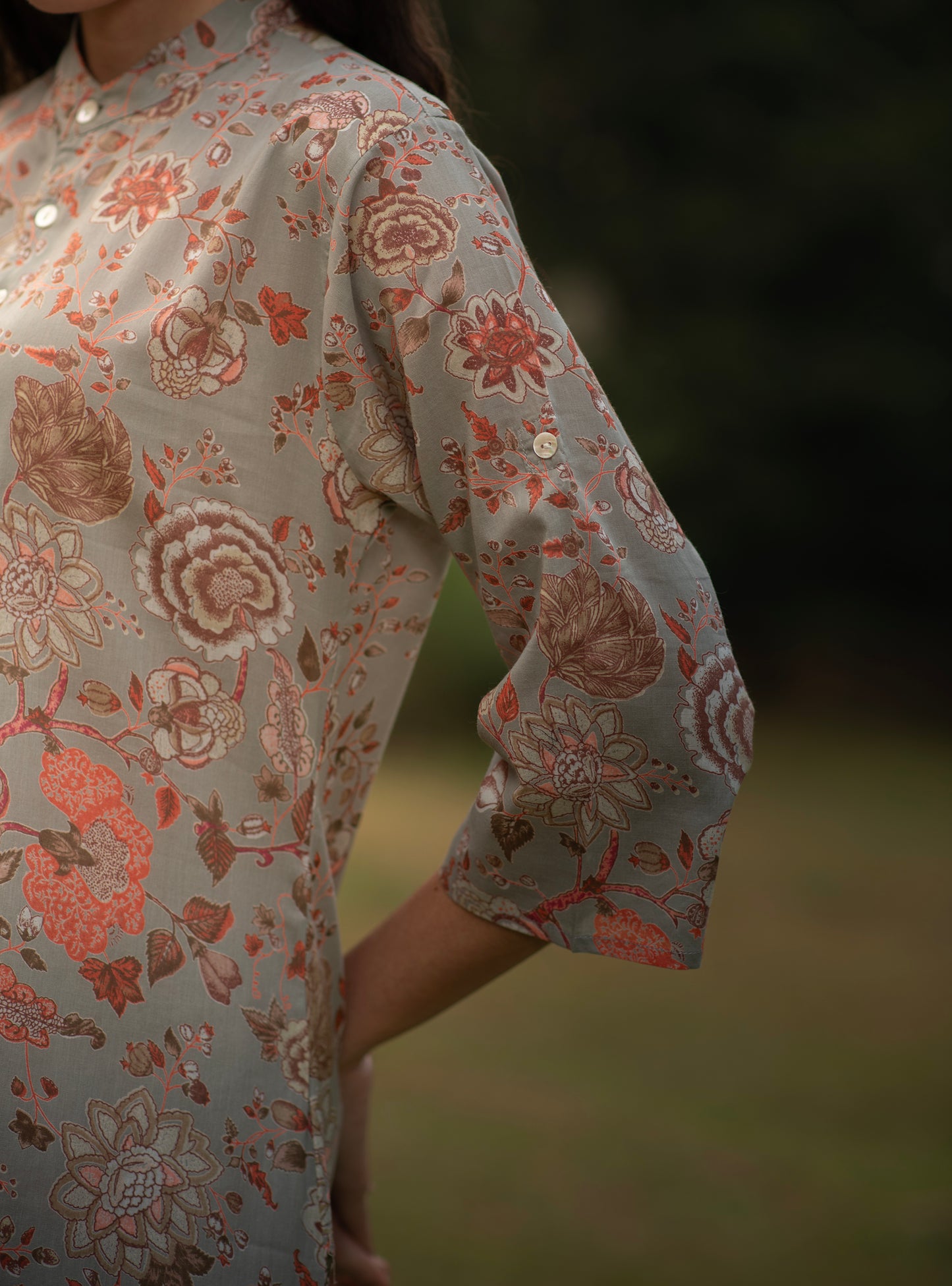 Trucker Kurta : Malabar Carrom Voile