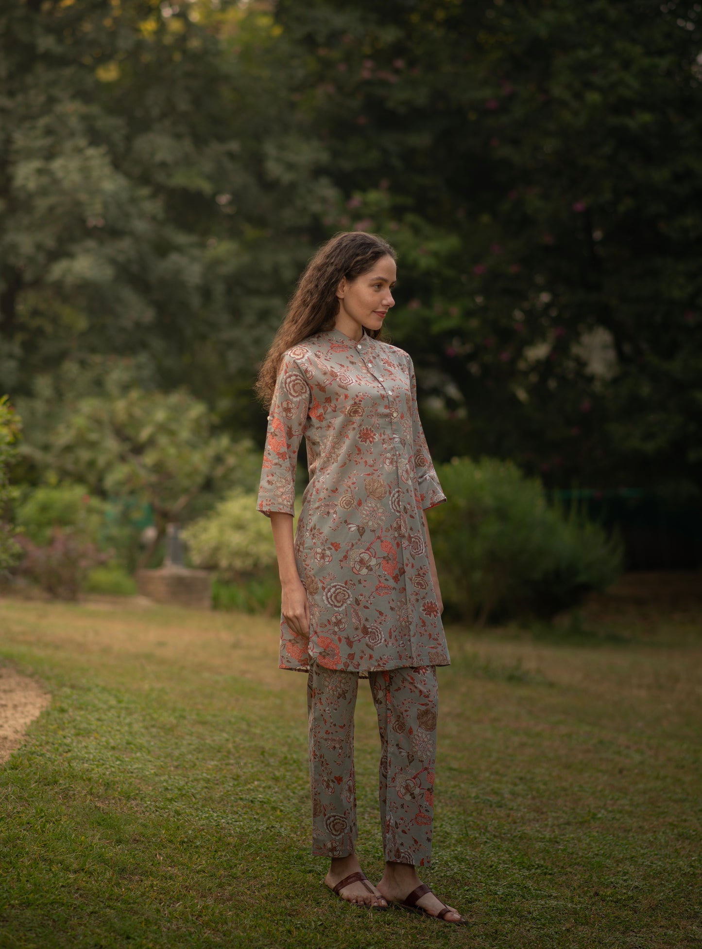 Trucker Kurta : Malabar Carrom Voile