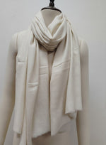 Pashmina Handspun Handwoven : Shawl Natural Woolen