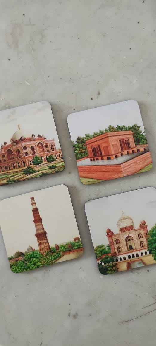 Coaster : Delhi Monuments