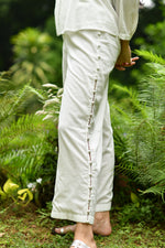 Blake Pant : Solid White Voile