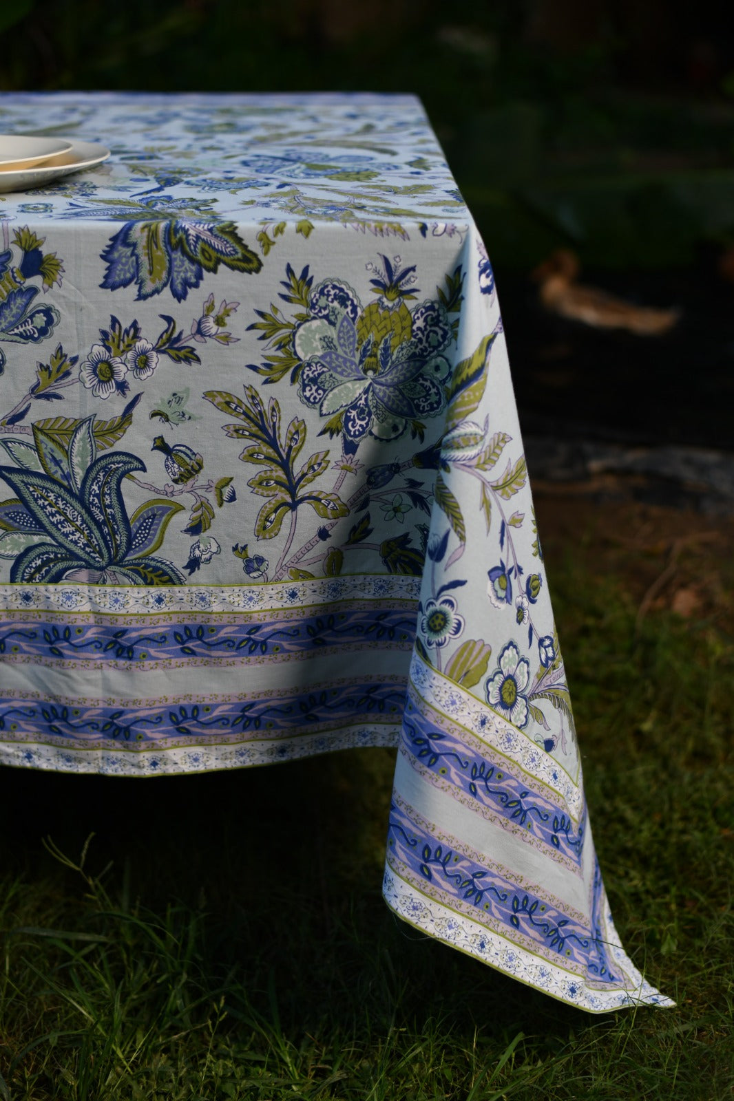 Printed Table Cloth : Hawaii Aqua Sheeting