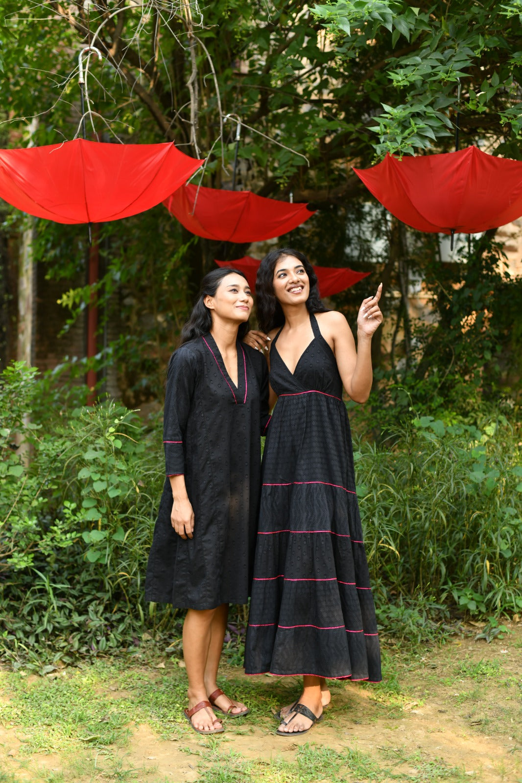 Kanan Kurta : Solid Black Cutwork
