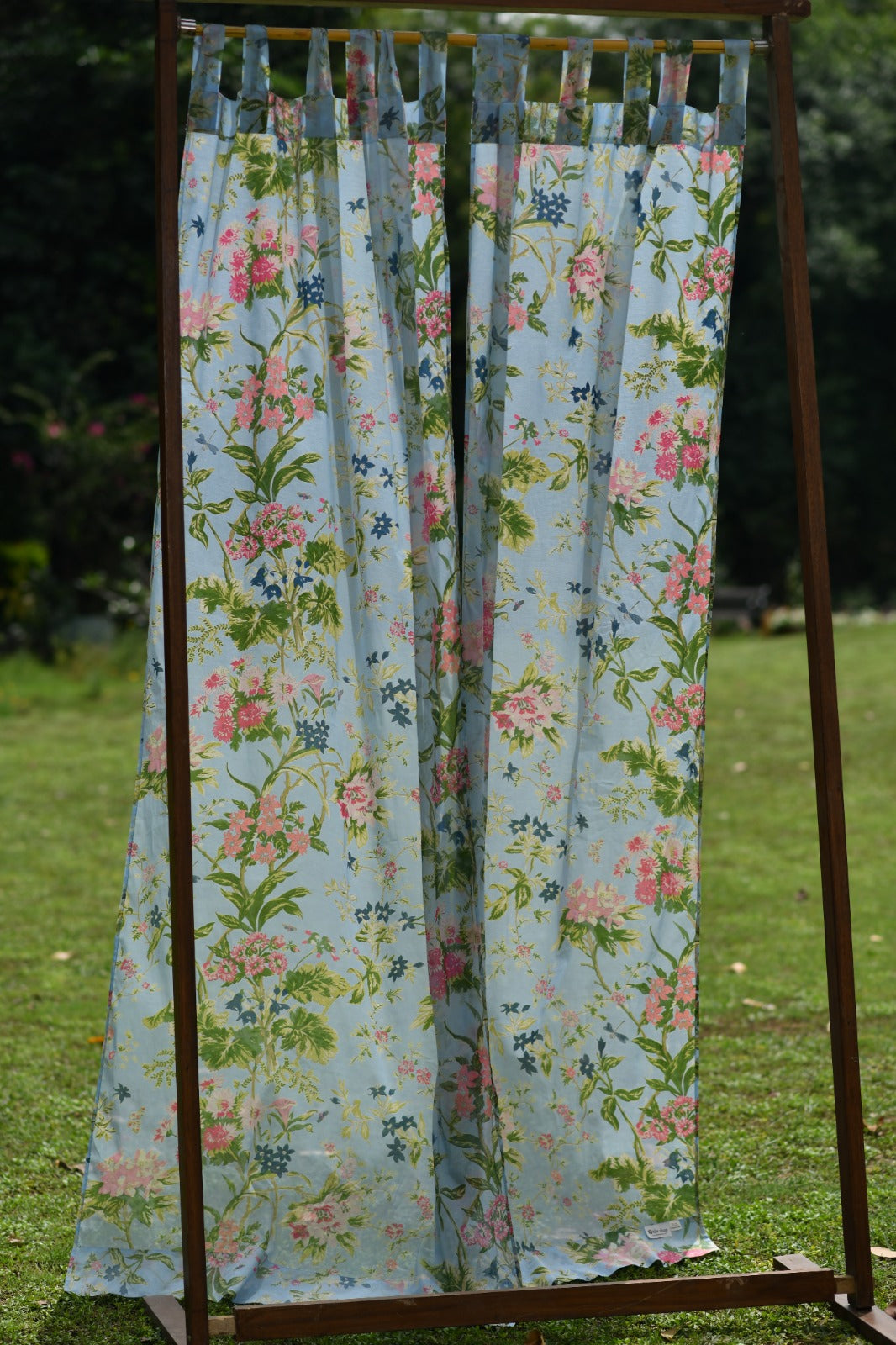 Printed Curtain : Corsica Chambray Organdy