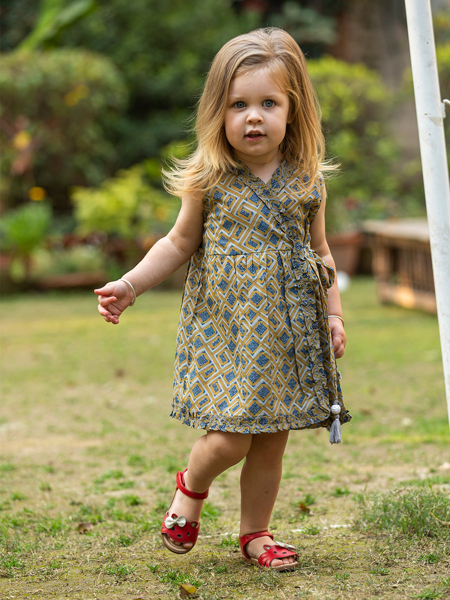 Wrap Around Dress : Maze Grey