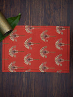 Placemat Set of 6 : Banana Rust