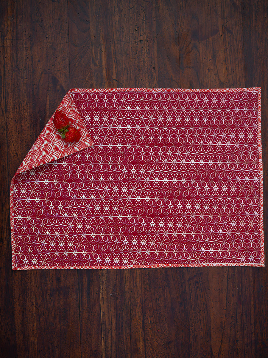 Reversible Napkin : Boro Orange
