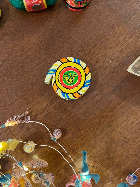 Handpainted Fridge Magnet Cracker : Jalebi Wooden