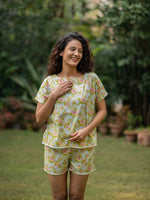 Lounge Set Lace : Roses Sky