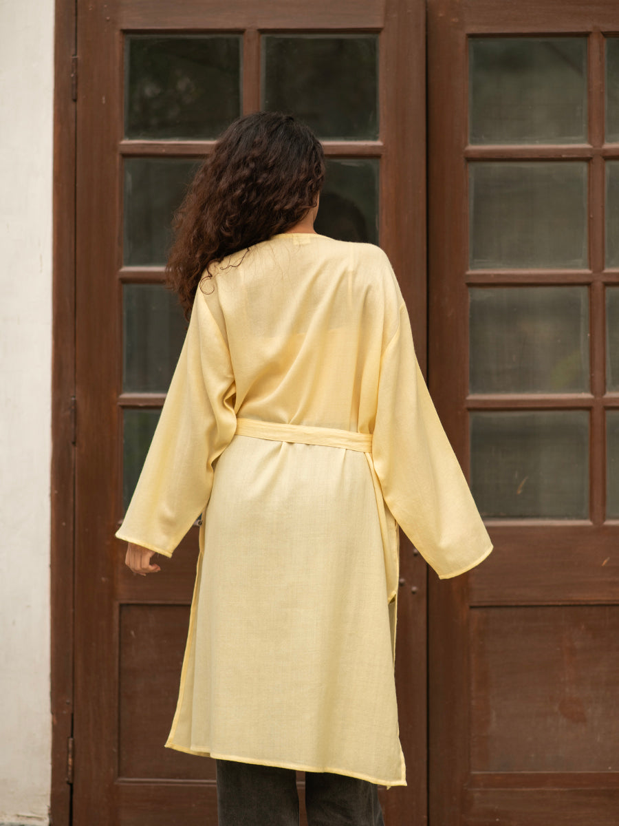 Kimono Dress : Hay Yellow
