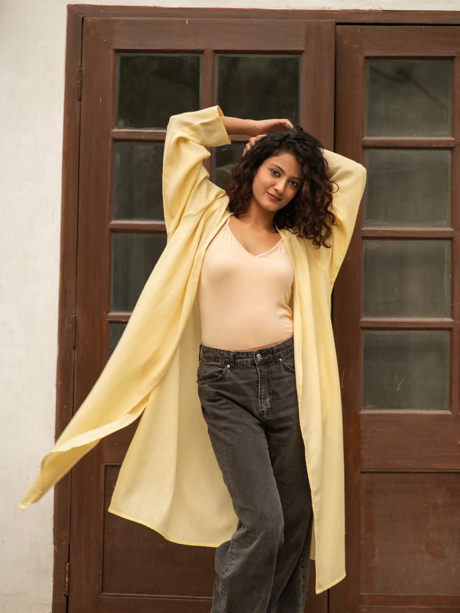 Kimono Dress : Hay Yellow