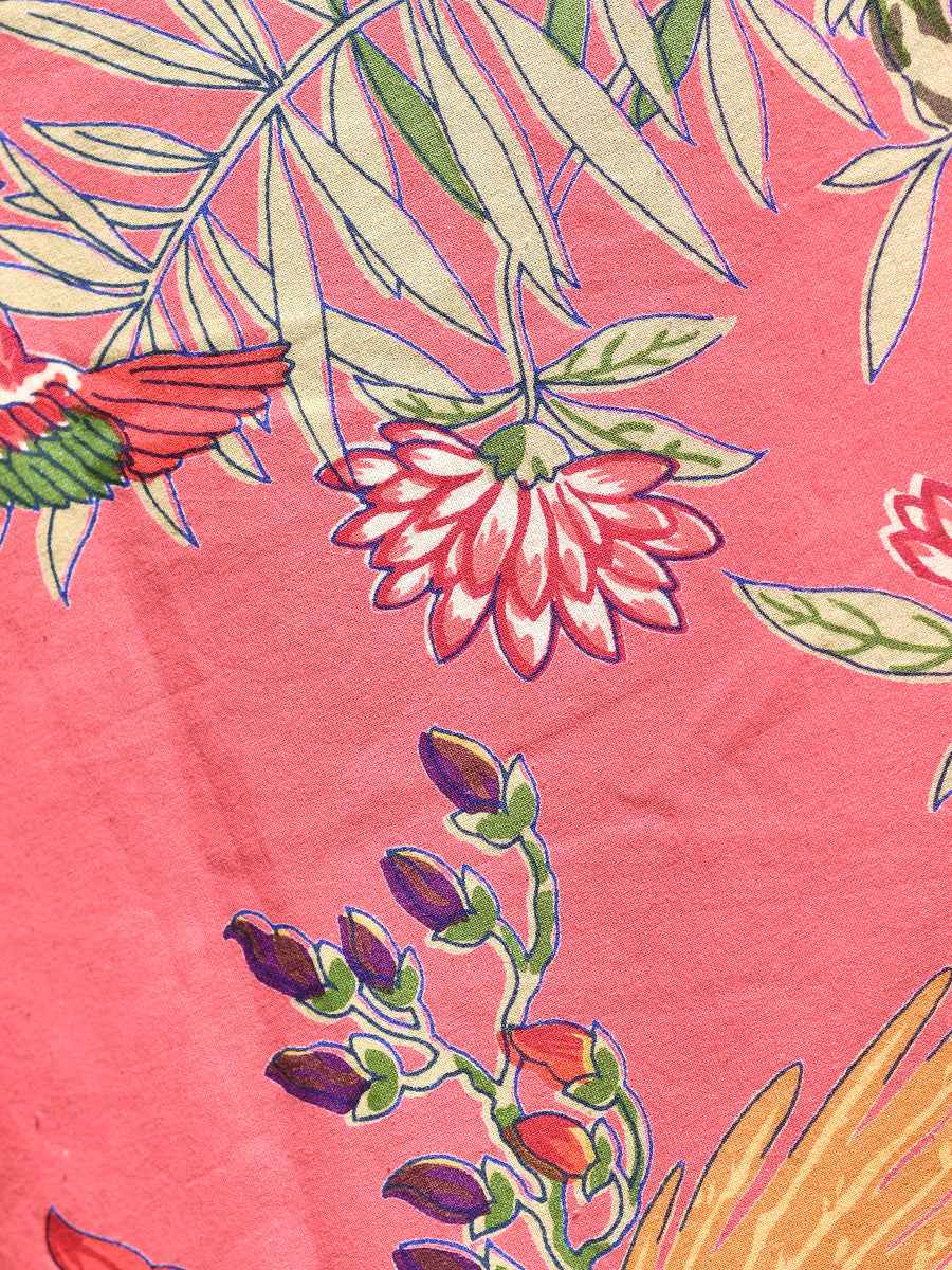 Buy Online Dining Table Cloth Round Bird Coral Free Shipping in India @ Best Price|The Shop