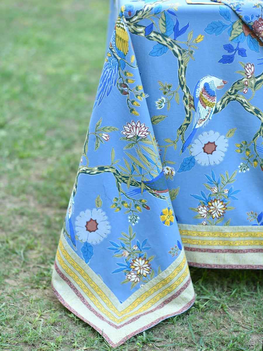 Table Cloth : Bird Blue
