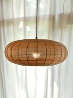 Tyre Shape Lamp : Natural Rattan/Iron