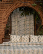 Printed Curtain : Toile Ivory Voile