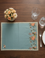 Printed Mat Set of 6 : Bird Manosque Canvas