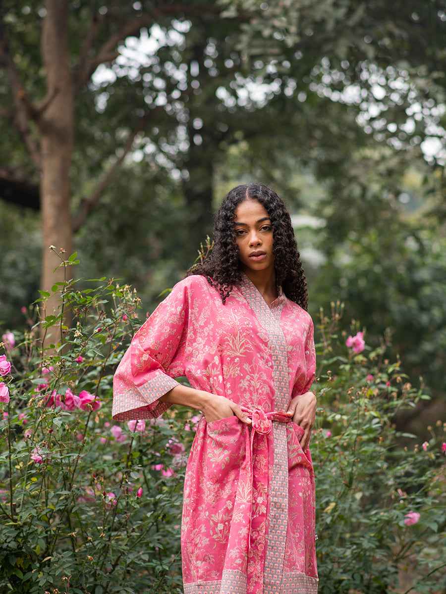 kimono garden red