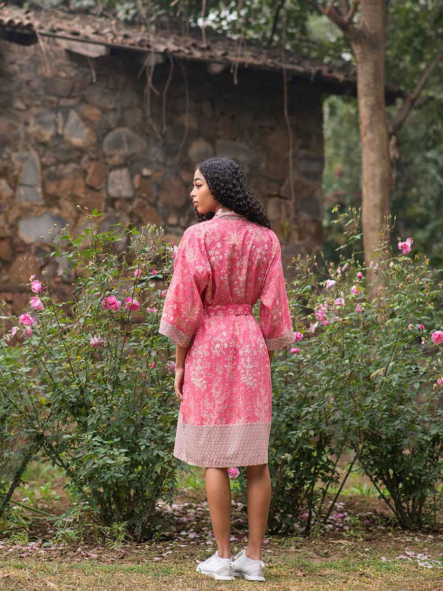 kimono garden red