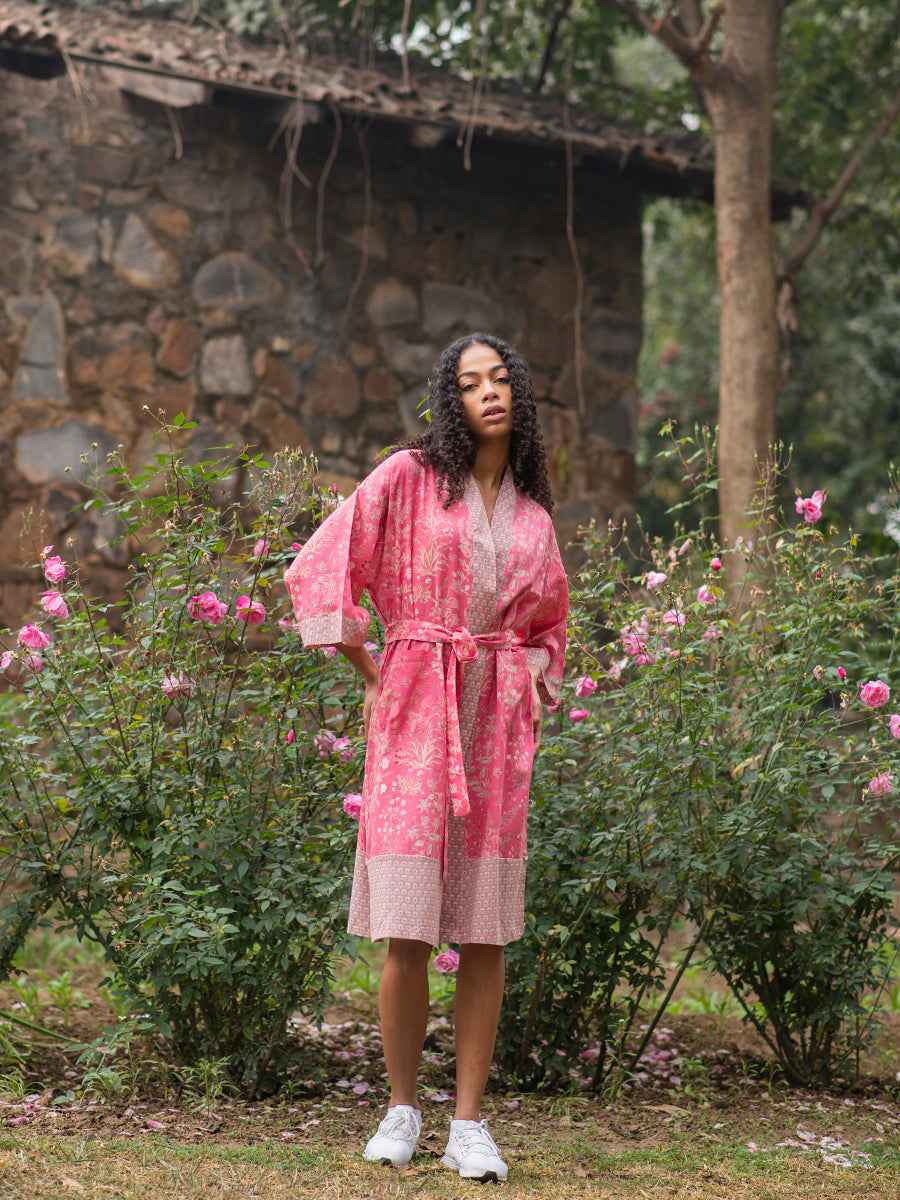 kimono garden red