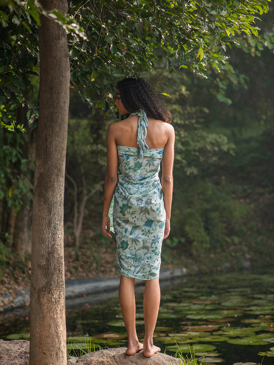Sarong : Kerala Aqua