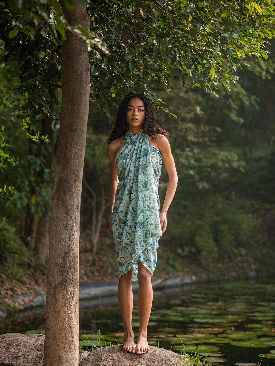 Sarong : Kerala Aqua