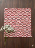 Printed Mat Set of 6 : Wave Rust Canvas